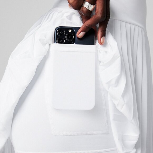 Hot Shot Pleated Dress Classic Mini White Sporty Tennis Racerback Women's Sz XL - Picture 2 of 11